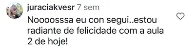 Depoimento de aluna 6